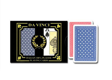 De onzichtbare Duidelijke Speelkaarten van Da Vinci Neve, Pook bedriegen Gokkers Duidelijk Dek