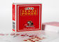 De plastic Modiano-Kaarten van de Pookindex Duidelijke Pook voor Casinospelen