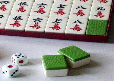 Het blauwe/Groene Achtermahjong betegelt Mahjong het Bedriegen Apparaten met de Tekens van IRL voor het Bedriegen